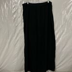 Eileen Fisher  Black Waffle Midi Skirt Size 2X Photo 4