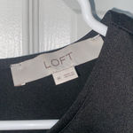 Loft  Black Satin Shirt 100% Polyester size M, worn once Photo 2