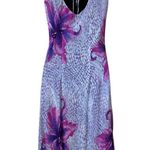 Vintage 90’s Y2K Tessuto Bold Floral Dress Purple Size XS Photo 10