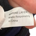 Marine layer Penny Lurex Pleated Midi Dress Women’s Size Medium Black Tie Waist Photo 13