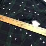 Rock & Republic Rock Republic FlannelShirt Women GreenPlaid Silver Star Long Sleeve Button Up XL Photo 3