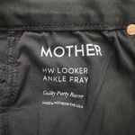 MOTHER Denim Mother Jeans High Waisted Looker Ankle Fray in Guilty Party Racer Skinny Sz 27 Photo 8