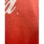 Coca-Cola Logo Ombre Red Sweatshirt Crop Top Photo 5