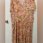 BeachLunchLounge Floral Tiered Dress XXL Cottagecore Coastal Cowgirl Romantic Photo 0