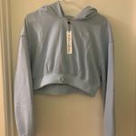 For Love & Lemons Josie Sweatshirt in Powder Blue Photo 1