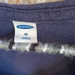 Old Navy  tie front short sleeve shirt blue white polka dot XS Photo 1