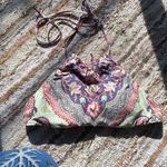 Billabong  Bikini Reversible Halter Top Floral Paisley​​ Photo 0