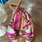 Kate Spade stripped canvas satchel Photo 2