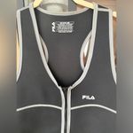 FILA  neoprene zipper up vest swimming sauna race running triathlon workout Photo 2
