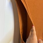 Urban Outfitters Out From Under Ty Waffle Knit Romper Terracotta Brown Small Photo 10