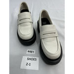 Wild Fable Womans  Slip On Penny Loafers 6.5 Ivory Platform Chunky Heel NWOT Photo 1