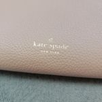 Kate Spade NWT Warm Beige Pebbled Leather Large Neda Studded Zip Wallet NWT Photo 2