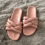 Seychelles  Pink Leather Slide Sandals Women’s 7 Photo 5