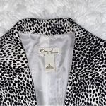 kim rogers  Black & White Animal Print Blazer(Size 12) Photo 2