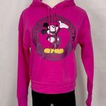 Mickey Mouse WDW Pink Hoodie Size XS Disney Parks Hooded Sweatshirt Pullover New Photo 0