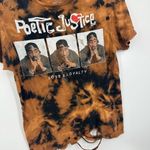 Chemistry Tupac Poetic Justice Custom Bleach Splatter Short Sleeve Shirt Size Medium Photo 2