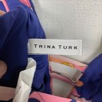 Trina Turk Purple&Pink Floral Breeze Plunging V One Piece Swimsuit Sz.14 Photo 8