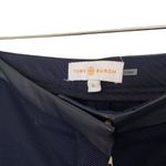 Tory Burch Christy Wool Blend Leather Trim Ankle Pants Photo 4