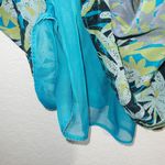 Moulinette Soeurs x Anthropologie Blue Island Nightfall Beaded Silk Dress Size 2 Photo 5