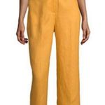 Worthington California Gold Linen Wide Leg Crops Size Medium Photo 0