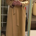 JustFab Tan Trench Coat Photo 0