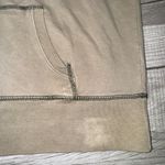 Aeropostale Vtg  Hoodie Women Medium Tan Logo Pullover Kangaroo Pocket 3/4 Sleeve  Photo 10