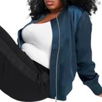 Universal Standard  satin bomber jacket Photo 0