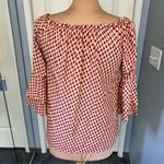 Lascana Berry Multi Printed Off‎ The Shoulder Top Bell Sleeve Boho Size 2 Photo 4