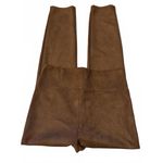 Laundry by Shelli Segal NEW  Brown Faux Suede Leggings Photo 3