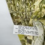 ZARA Corset Top Midi Dress Green Abstract Print Sleeveless Side Slit Size L Photo 10