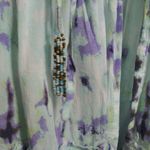 Blue Island White Blue Tie-Dye Kimono Beach Cover Up Dress Size M Photo 5