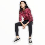 Pam & Gela Revolve  Pink Tiger Print Sweatshirt Sz P Photo 7