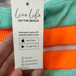 Cupshe  Rib Neon Colorblock Scoop Neck Top & Hipster Bikini NWT Sz L Photo 7