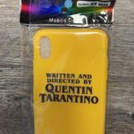 🦋4/$25 iPhone XS Max Quentin Tarantino Phone Case Yellow Photo 0