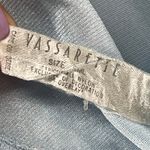 Vassarette Vintage Robe Night Dress S Baby Blue Nylon Night Gown Grannycore USA Photo 14