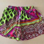 SheIn 🌹 Slayr Plus Paisley Print Satin Shorts, Medium Photo 2