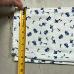 Momokrom NWT  Floral Straight Leg Long Denim Jeans US XL/UK 14 Preppy Punk Photo 7