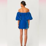 NWT Rhode Velvet Adrian Dress Blue Size 6 Photo 1