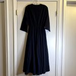 Jenni Kayne  Seersucker Shirt Dress dark blue cotton Size S striped Photo 4
