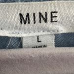 Anthropologie Mine Tiered Mini Dress LARGE Chambray Button Short Sleeve Womens Photo 3