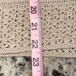 Eddie Bauer ‎ Womens Vintage Crocheted Linen Cotton Cardigan Beige Small Photo 6