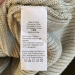 J.Crew  Cotton Cashmere Oversized Turtleneck Long Tail Knit Sweater Photo 5