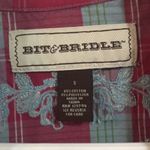Bit & Bridle  Western Plaid Embroidered Snap Front Photo 1