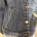 J.Crew Jean Jacket Women Small 02661 Short Washed Blue Denim Stretch Size Photo 3