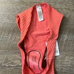 Lululemon  Smocked Mid Rise Skimpy Swim Bottom Stripe Apricot Orange Size 8 Photo 1