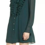 Bailey 44 Green Near Death Ruffle Front Dress Size Small Photo 0