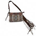 Western toiled leather Myra bag purse fringe Cowgirl, Boho, Aztec cowgirl Tan Photo 1