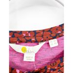 Boden Red Navy Floral Print 3/4 Sleeve Pajama Sleep Shirt Dress Size 4R NWT Photo 2