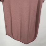 Hollister  Pink Short Sleeve Sweater Raw Neck Size Large Photo 7