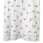 Rails  Linen Tie-Front August Sun Dress in White & Red Cherries Print Size Medium Photo 7